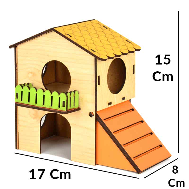Flip Hamster Evi 2 Katlı Small