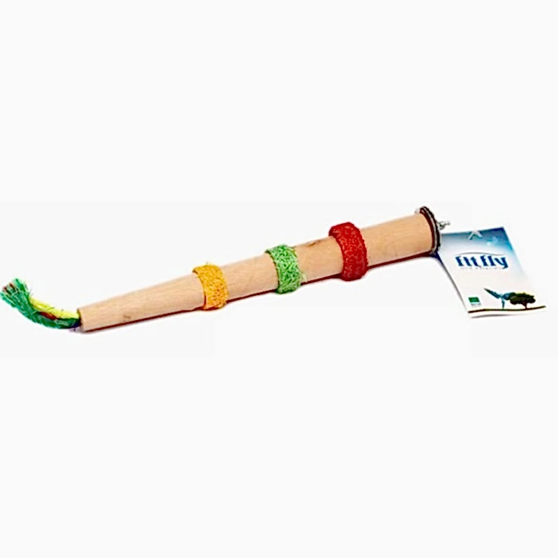 Alacalı Tahta Tünek Medium