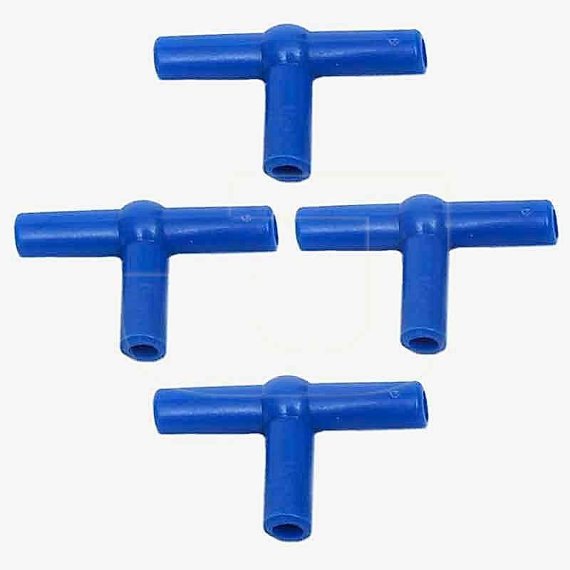 Akvaryum Ekipmanları İçin T Şeklinde Hortum Eki 10 Adet