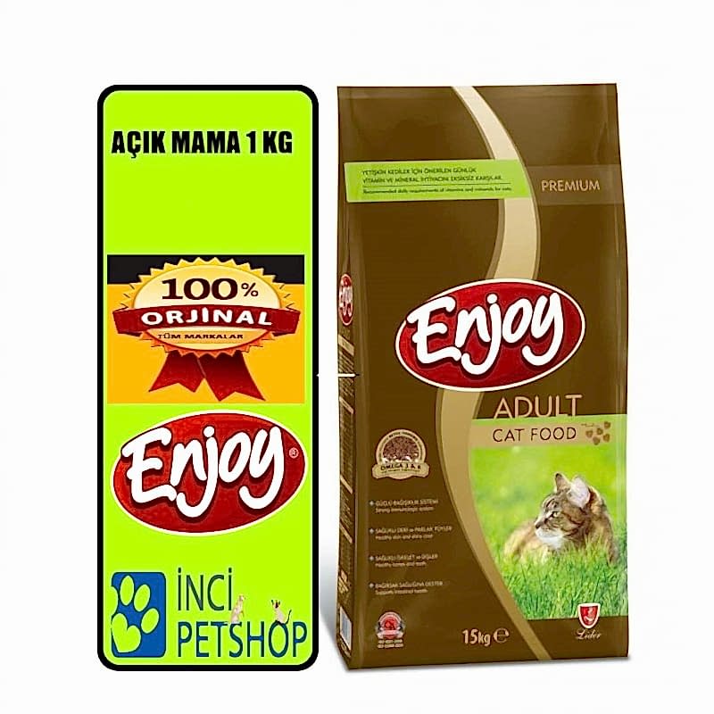 ENJOY TAVUK ETLİ YETİŞKİN AÇIK KEDİ MAMASI 1 KG