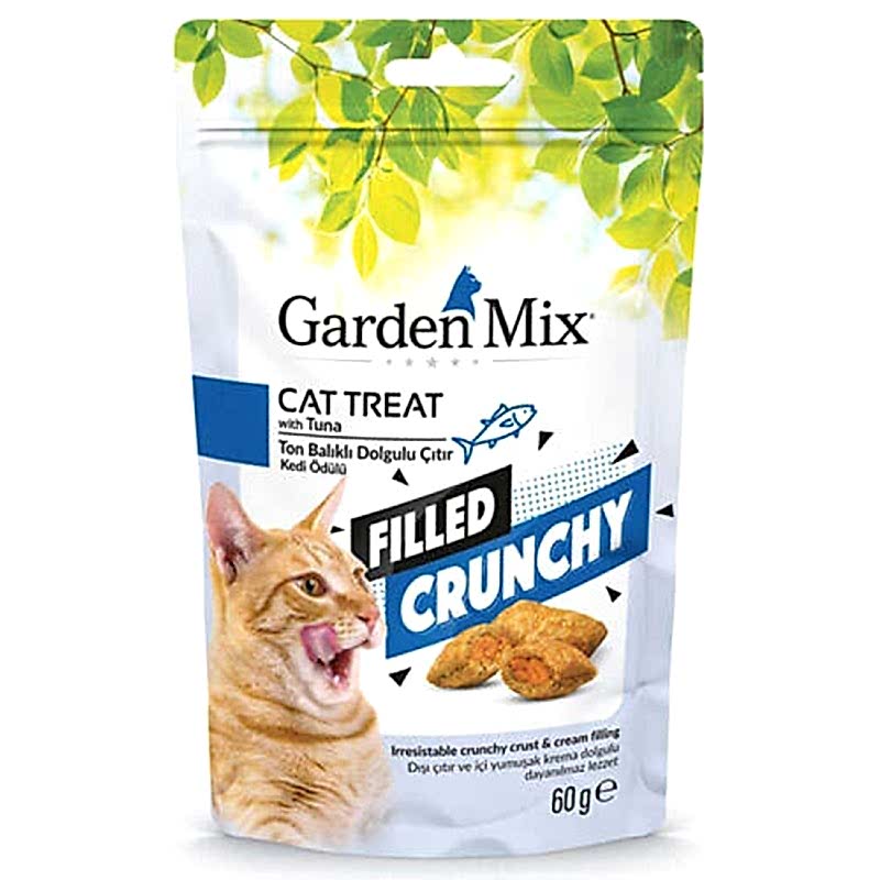 Garden Mix Ton Balıklı İçi Dolgulu Kedi Ödülü 60 Gr