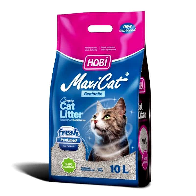 Hobi Maxicat Fresh Parfümlü Bentonit Kedi Kumu 10 Litre