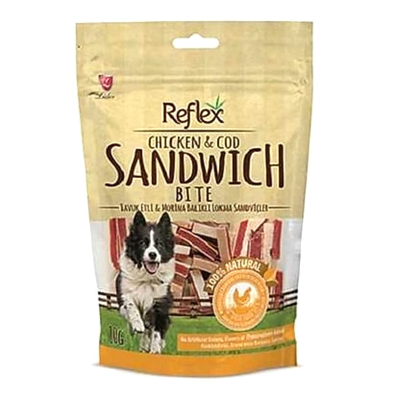 Reflex Tavuklu Balıklı Çubuk Sandviç Köpek Ödülü 80 Gr