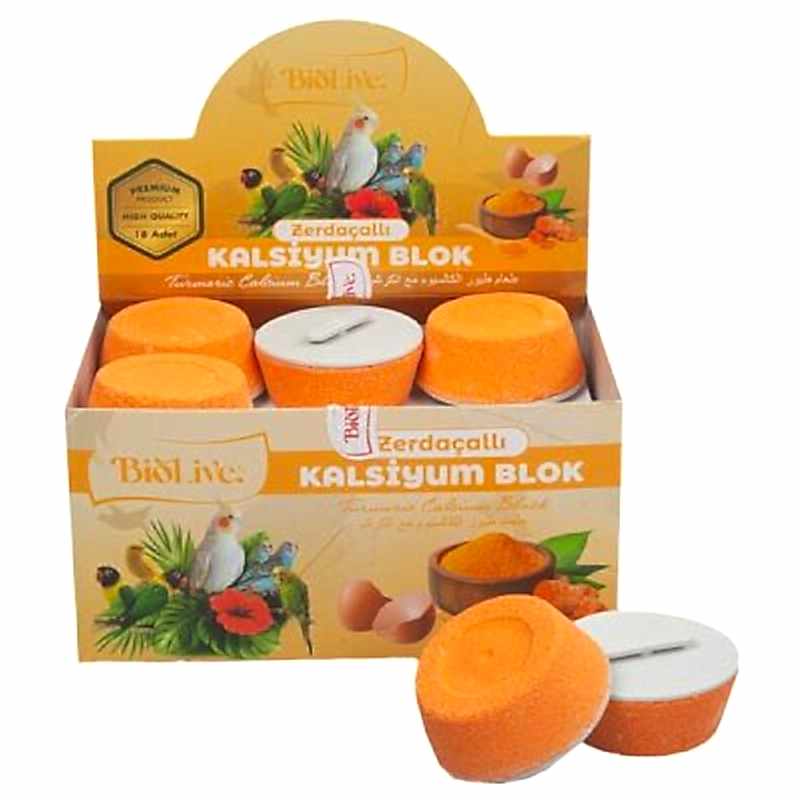 BİOLİVE ZERDAÇALLI KALSİYUM BLOK