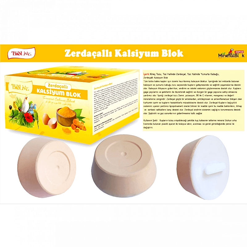BİOLİVE ZERDAÇALLI KALSİYUM BLOK