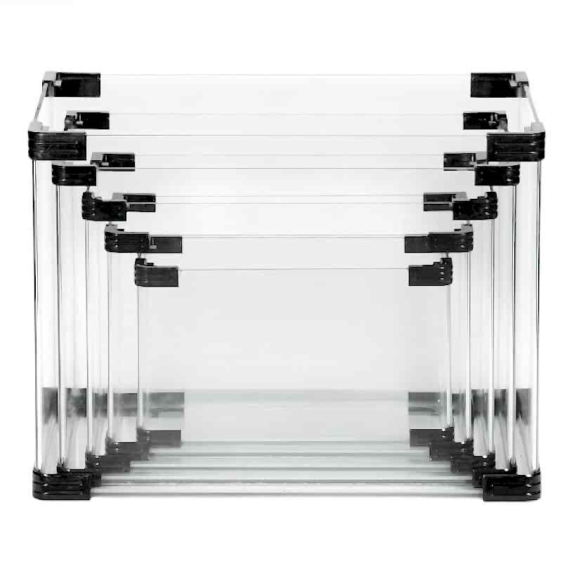 Oval Kesim İthal Cama Cam Akvaryum 50X30X35Cm 4Mm