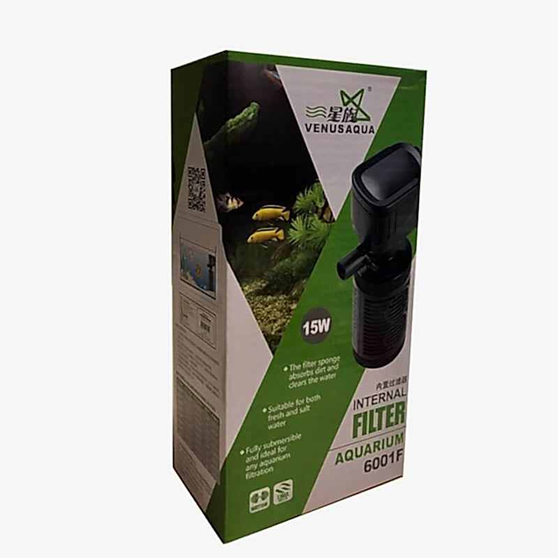 Venusaqua 6001F Akvaryum İç Filtre 15 Watt