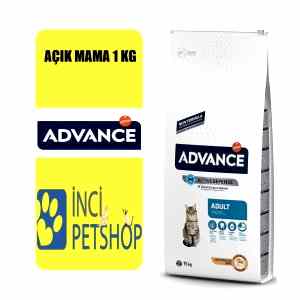 Advance tavuklu yetişkin  Kedi Maması 1 Kg (AÇIK PAKET)