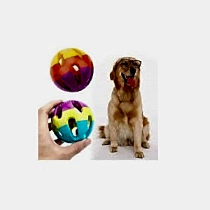 Bobo Plastik Çıngıraklı Top Köpek Oyuncağı 7cm