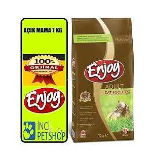 ENJOY TAVUK ETLİ YETİŞKİN AÇIK KEDİ MAMASI 1 KG