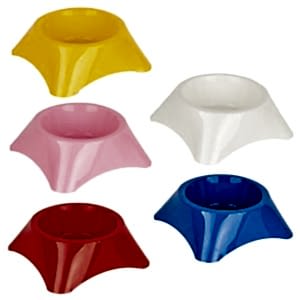 Yuvarlak Mama Kabı Renkli Büyük