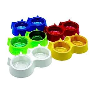 Kedi Kafalı İkili Mama Kabı