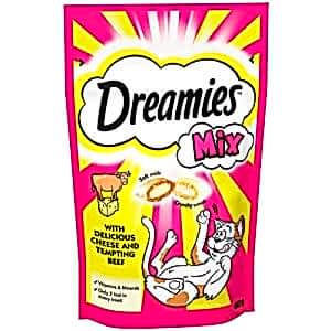 Dreamies Mix Sığır Etli Yavru ve Yetişkin Kedi Ödülü 60 Gr