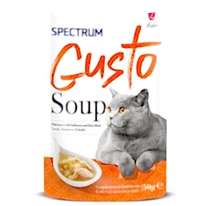 Spectrum Gusto Tavuk Etli Somon ve Kabaklı Kedi Çorbası 50 Gr