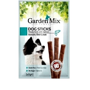 Garden Mix Somonlu Stick Köpek Ödülü 3x11 gr