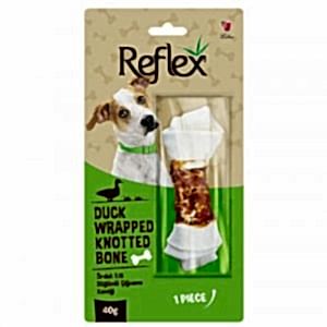 Reflex Ördek Etli Düğümlü Çiğneme Burgu Kemiği 40 Gr