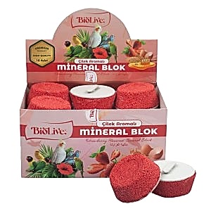 BİOLİVE ÇİLEKLİ MİNERAL BLOK