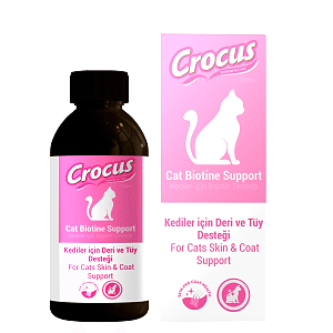 Crocus Biotine Support Deri ve Tüy Sağlığı Kedi Damlası 100 ML
